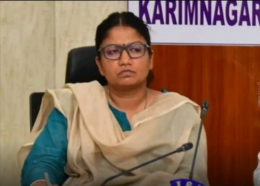 కరీంనగర్ సుడ ఇన్చార్జిగా కలెక్టర్ చిత్ర మిశ్రా