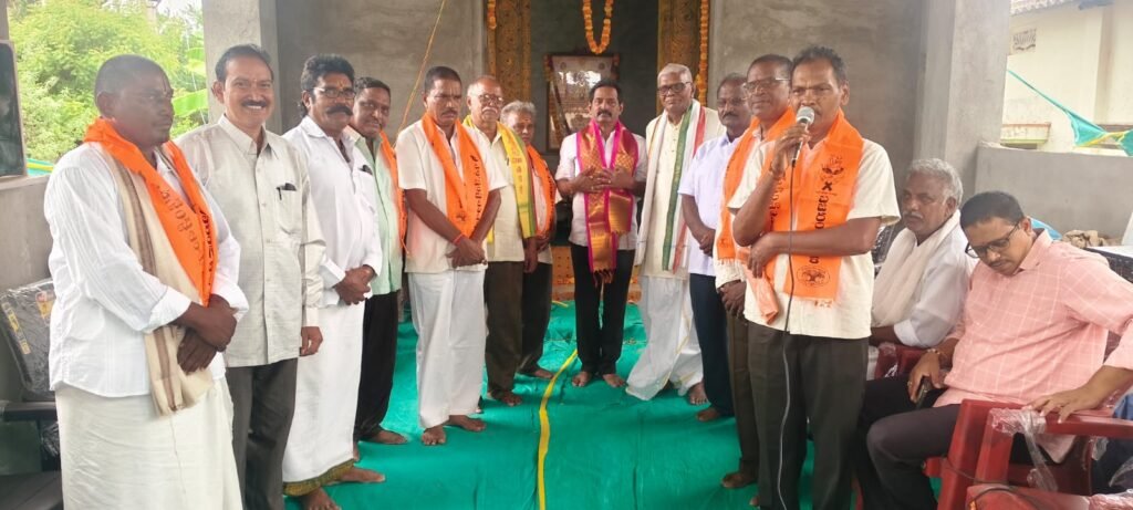రావిపాడు లో ఘనంగా ధ్వజస్తంభ శంకుస్థాపన వేడుకలు
