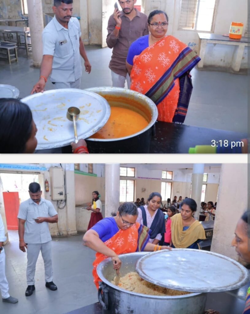 మిట్టపల్లి బాలికల పాఠశాలను తనిఖీ చేసిన కలెక్టర్