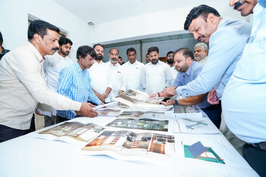 శాసనసభలో మరమత్తు పనులు పరిశీలించిన సీఎం రేవంత్