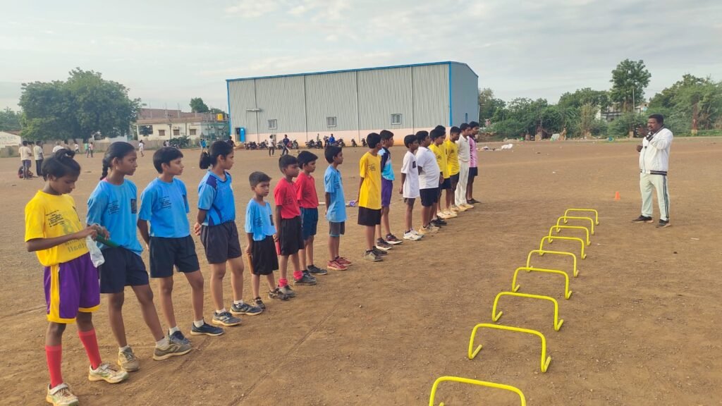 అమరావతి  ఛాంపియన్. అథ్లెక్షల్లో శిక్షణ