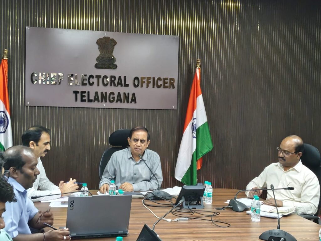 ఎస్ఐఆర్ ప్రక్రియను సకాలంలో పూర్తి చేయండి  రాష్ట్ర ప్రధాన ఎన్నికల అధికారి సి. సుదర్శన్ రెడ్డి,