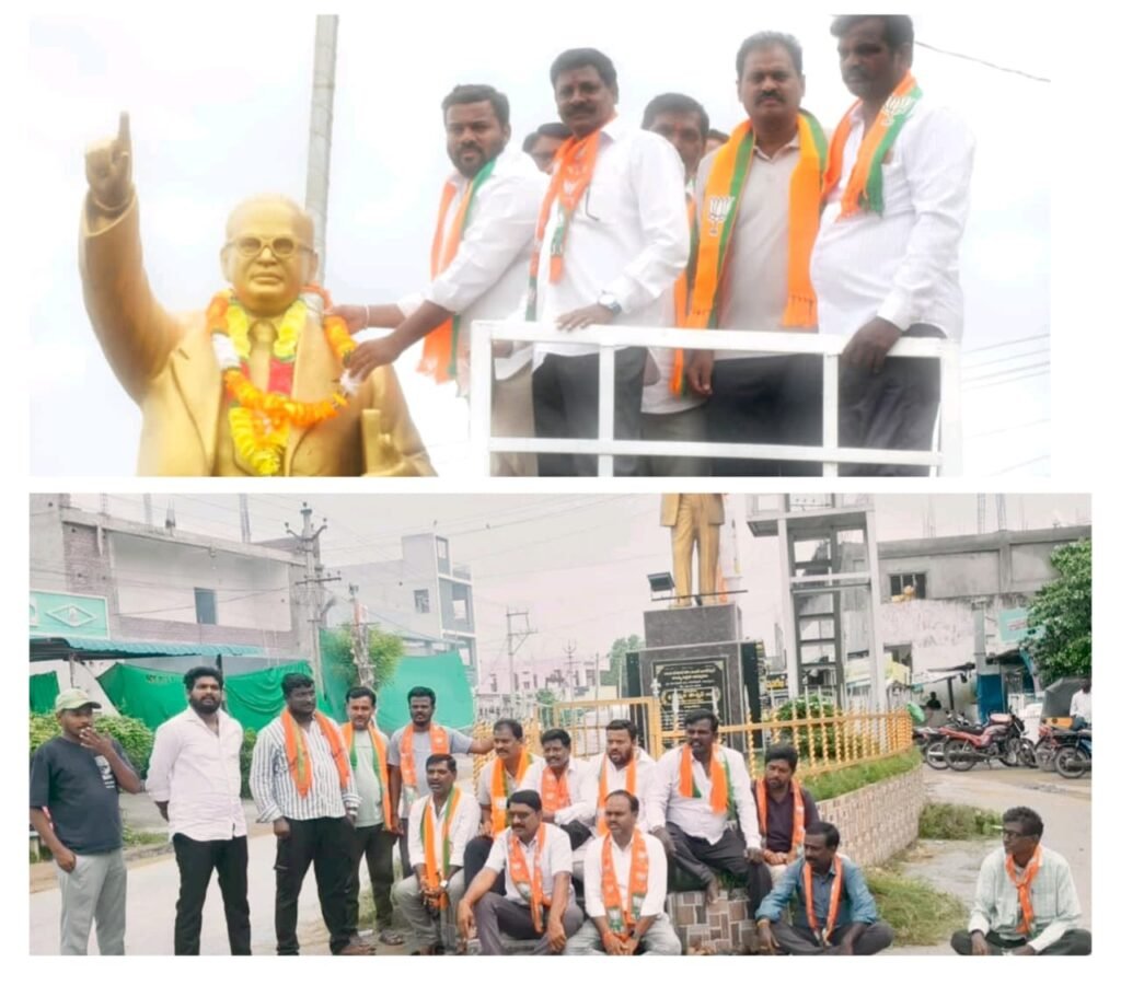 ప్రధాని నివాస ముట్టడిని ఖండిస్తూ కమాన్‌పూర్‌లో బీజేపీ నిరసన