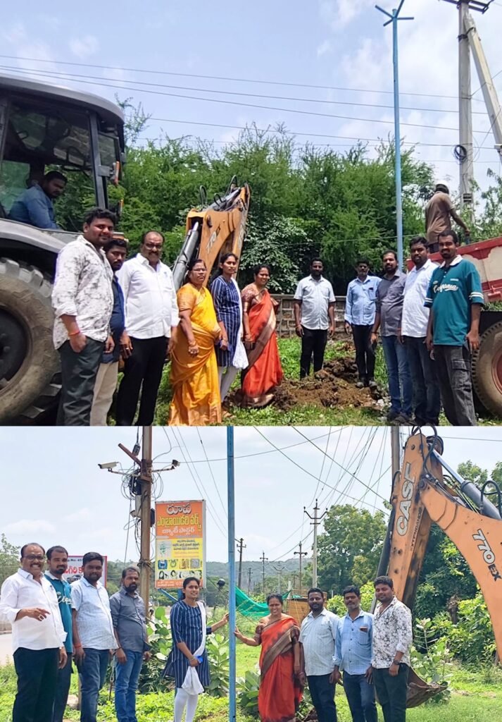సింగరేణి సహకారంతో నాలుగు కూడళ్లలో హైమాస్ట్ లైట్లు ఏర్పాటు