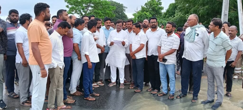 టేకుమట్ల వాగు సమస్యకు శాశ్వత పరిష్కారం దిశగా మంత్రి డాక్టర్ వివేక్ వెంకటస్వామి చర్యలు.