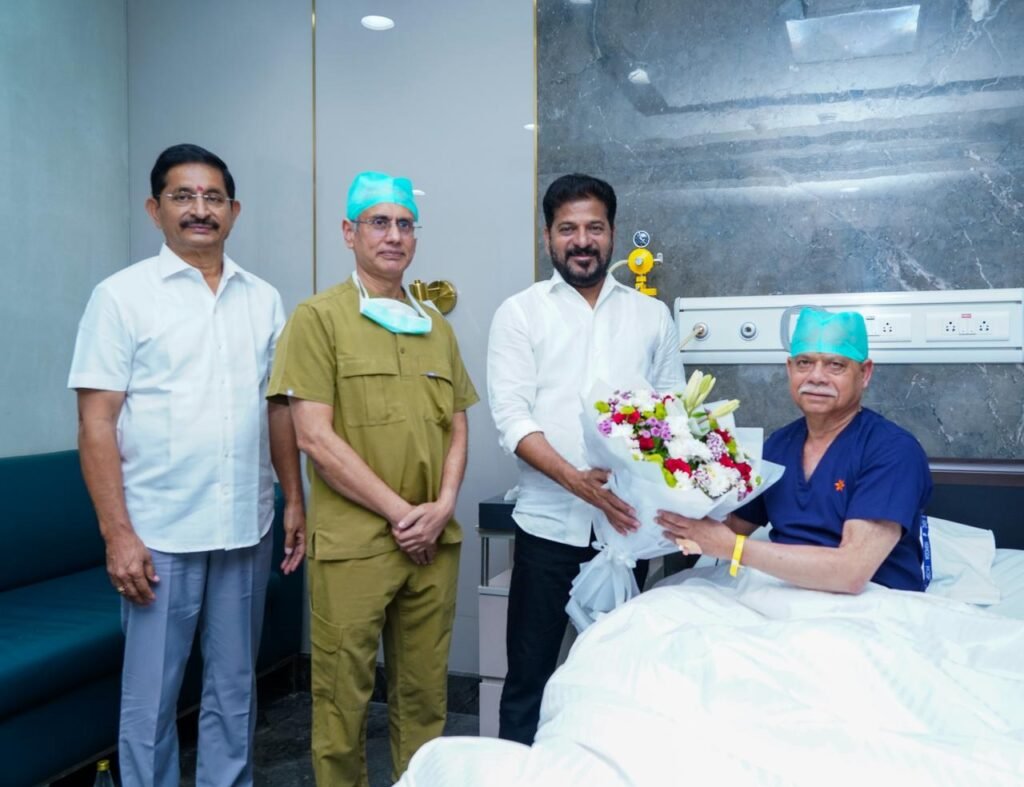 గవర్నర్ ను పరామర్శించిన సీఎం రేవంత్ హైదరాబాద్
