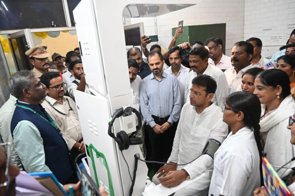 మారు మూల ప్రాంత ప్రజలకు మెరుగైన వైద్య సేవలే ప్రభుత్వ లక్ష్యం.. మహదేవపూర్ సామాజిక ఆసుపత్రిని పునర్నిర్మిస్తాం.. ఆగస్టు 4న మరో ఉచిత ఆరోగ్య శిబిరం: మంత్రి దుద్దిళ్ల శ్రీధర్ బాబు