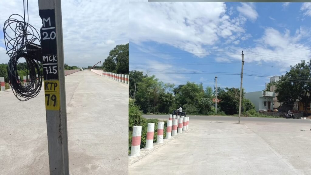 నిమజ్జన మార్గంలో విద్యుత్‌ పోల్‌ అడ్డం  మరో రెండు, మూడు రోజుల్లో నిమజ్జన ఊరేగింపులు.. ప్రమాదం పొంచి ఉందంటున్న స్థానికులు