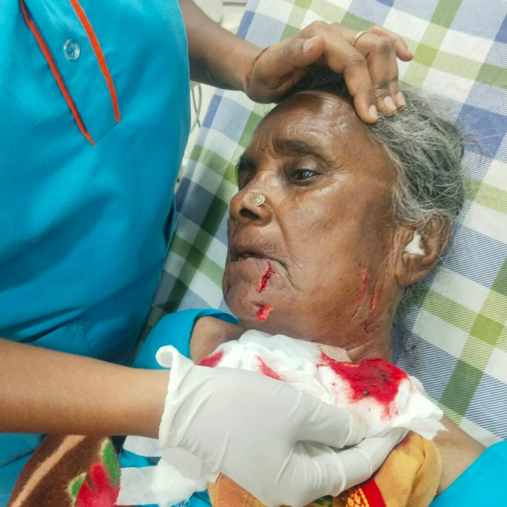 శంకర్ పల్లి మండలం చందిప్పలో అర్ధరాత్రి దారుణం:వృద్ధురాలిపై కత్తులతో దాడి!