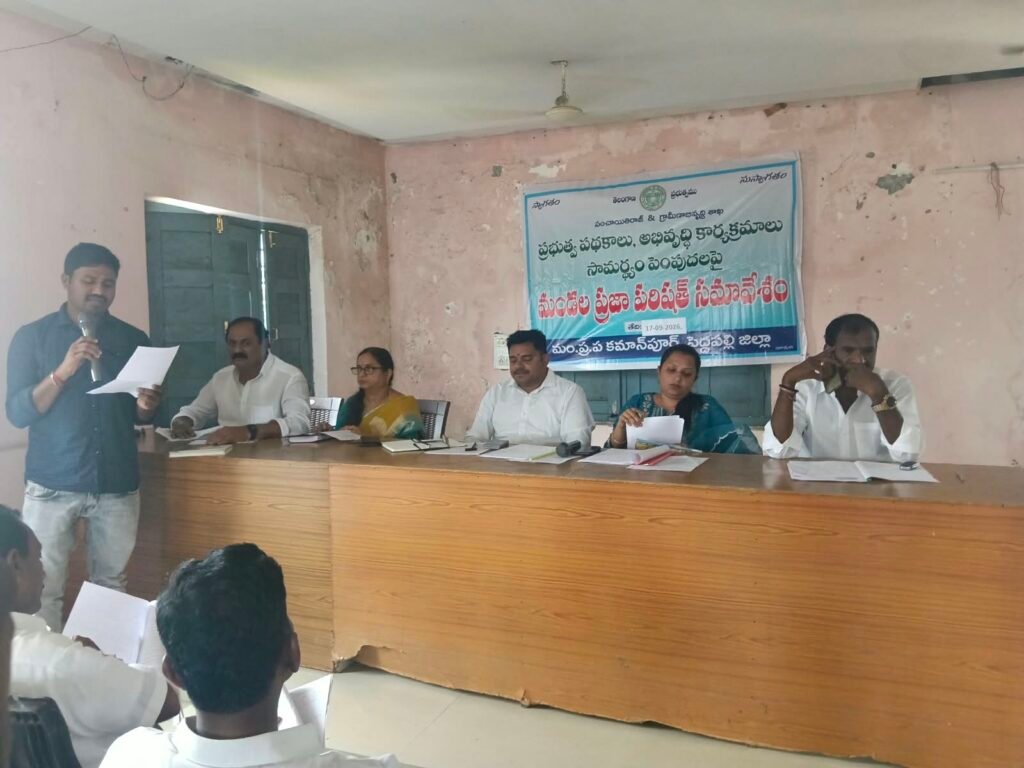 సమస్యలను జిల్లా కలెక్టర్ దృష్టికి తీసుకెళ్తా.  మండల ప్రత్యేక అధికారి ప్రవీణ్ రెడ్డి
