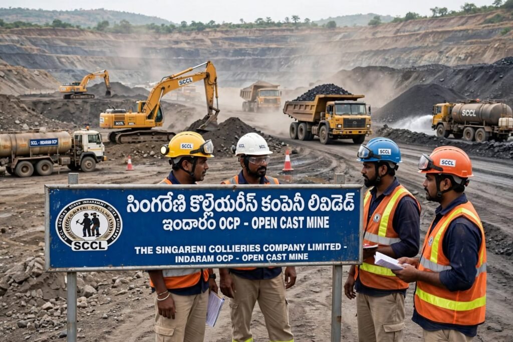 జైపూర్ మండలం ఇందారం ఓపెన్ కాస్ట్ లో కాంట్రాక్ట్ కార్మికులకు ఈఎస్ఐ కరువుఇప్పటికైనా కార్మికుల కష్టాలు తీరునుసింగరేణి కాంట్రాక్ట్ కార్మికులపై చిన్న చూపు.