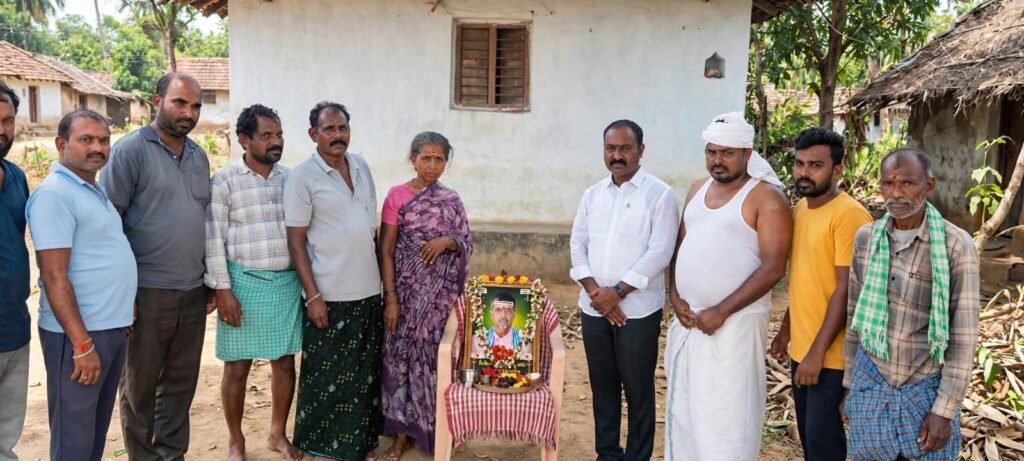 బాధిత కుటుంబాలను పరామర్శించిన చొప్పరి సదానందం.