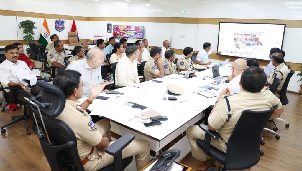 హైదరాబాద్ లో  దక్షిణ ప్రాంతీయ పోలీస్ సమన్వయ కమిటీ భేటీ ఏర్పాట్లను సమీక్షించిన డీజీపీ
